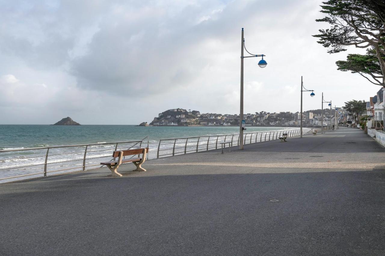 50M Plage, Appartement Vue Mer Pour 3 Pleneuf-Val-Andre Buitenkant foto