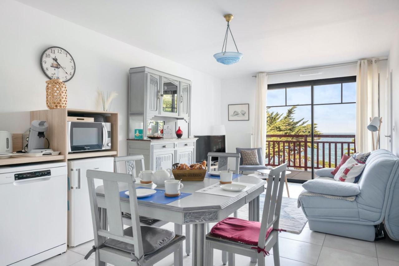 50M Plage, Appartement Vue Mer Pour 3 Pleneuf-Val-Andre Buitenkant foto